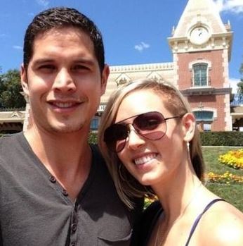 Emily Frlekin with her husband JD Pardo